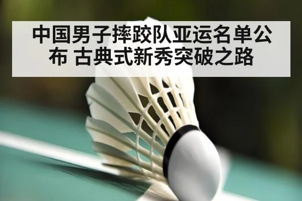 中国男子摔跤队亚运名单公布 古典式新秀突破之路